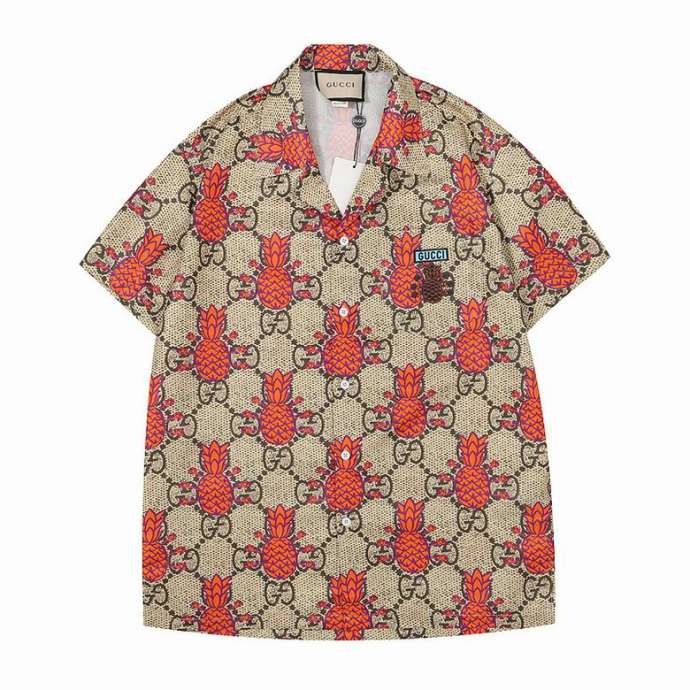 Picture of Gucci Shirt Short _SKUGucciM-3XLQ4322389